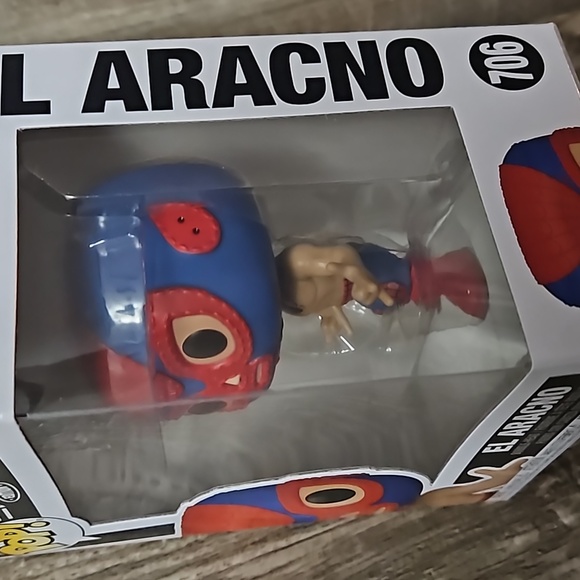 Funko POP! Marvel Lucha Libre Edition 706 El Aracno Bobble-Head - Picture 10 of 12